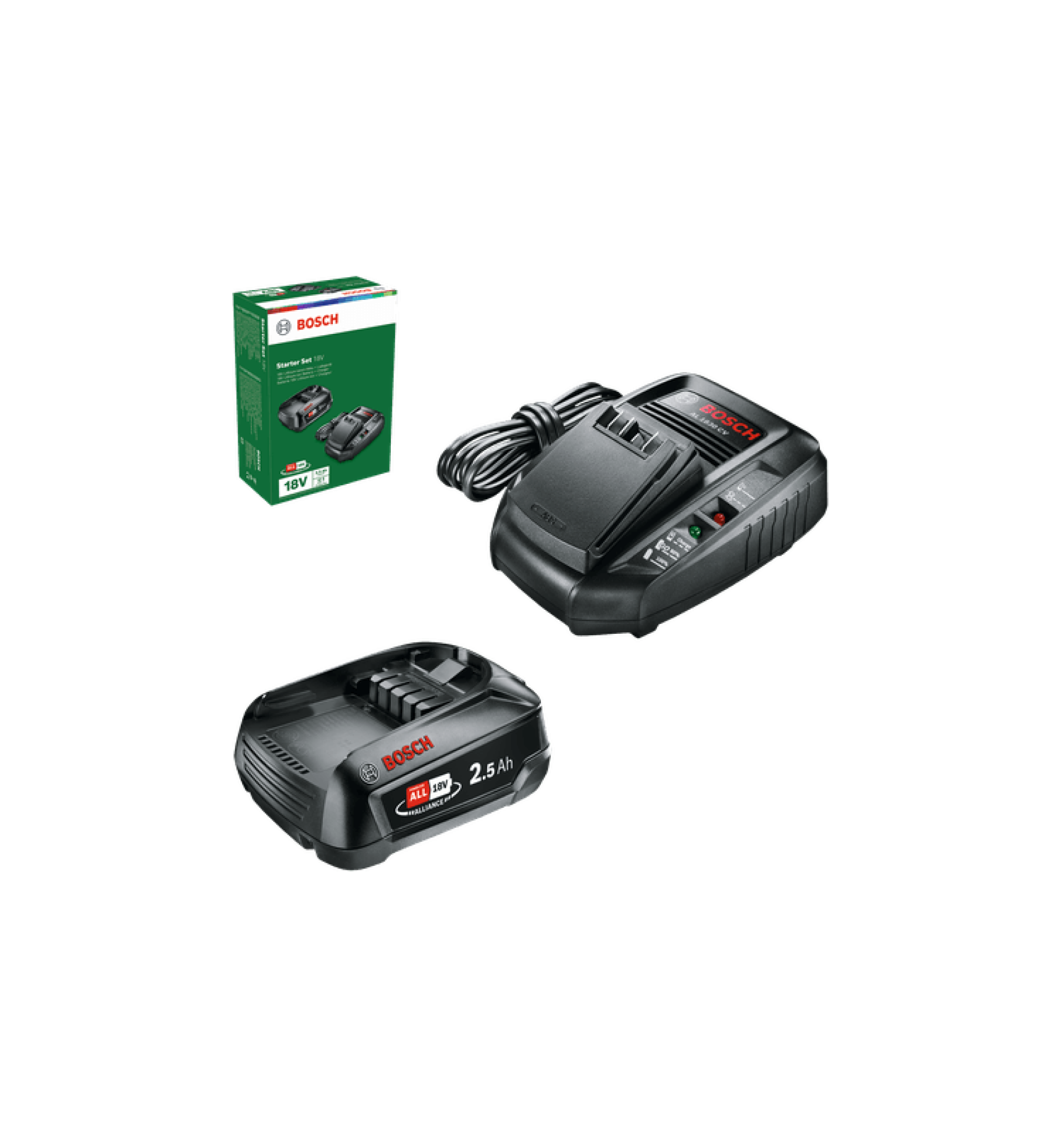 SET PUNJAČ AL1830CV+1x BATERIJA18V/2,5Ah