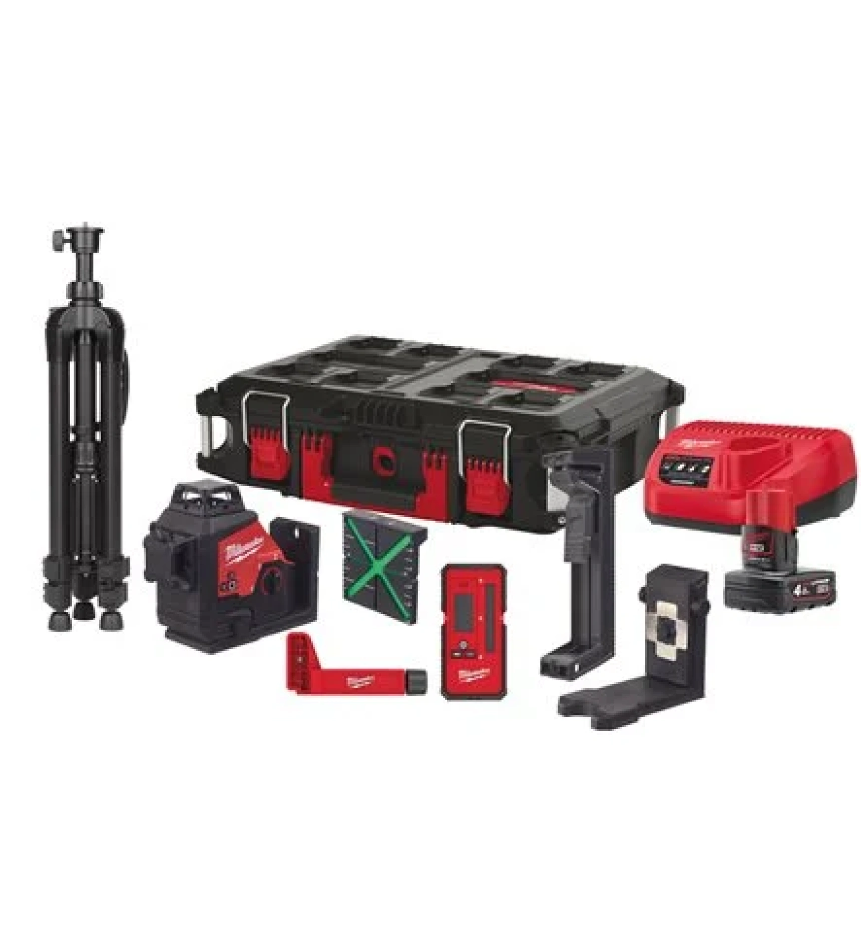 KRIŽNI LASERSKI NIVELIR M12 3PLKIT-401P SET MILWAUKEE 4933478960