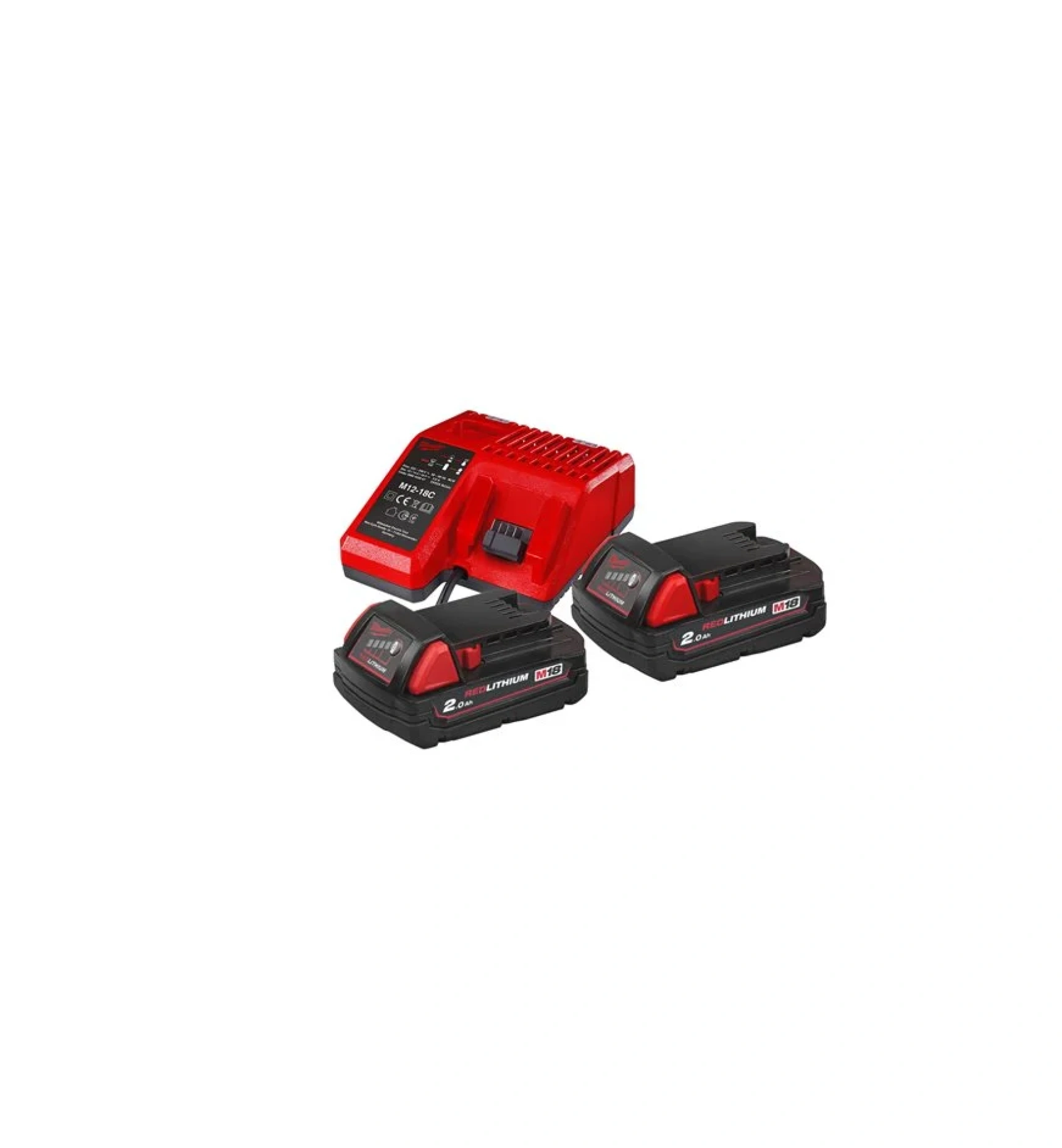 SET M18 NGR-202 PUNJAČ M12-18C + 2x M18 B2 BATERIJE MILWAUKEE 4933459213